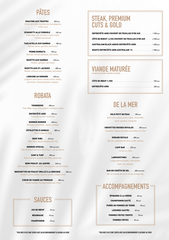 Menu Verso Nommos