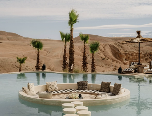Accès piscine + Déjeuner ou diner dans un camp de luxe à Agafay
