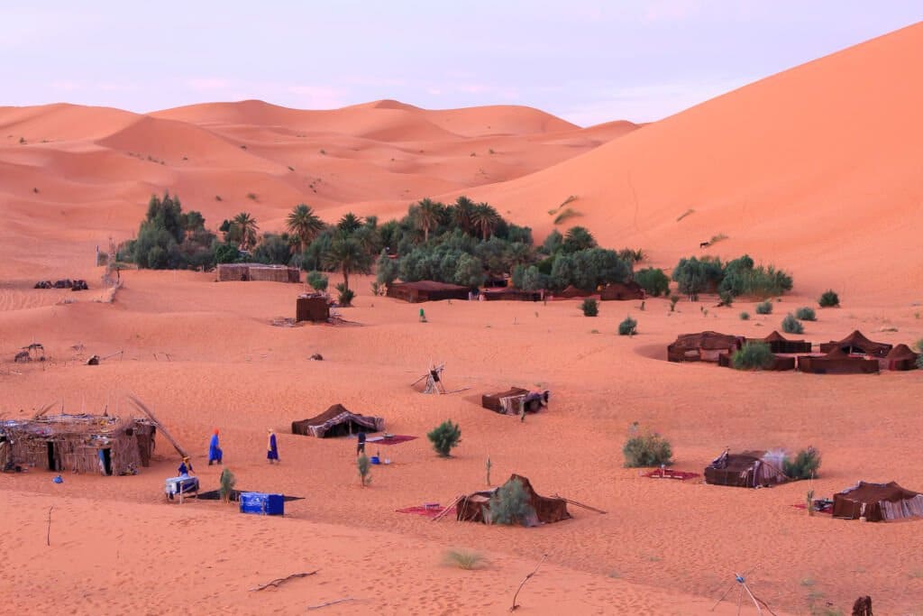 bivouacs-traditionnels-désert-agafay