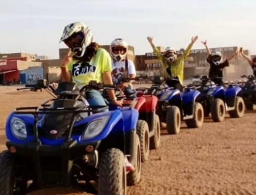 Quad à La Palmeraie à faire en groupe
